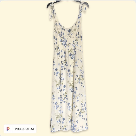 NWT Reformation Darby Sundress in Clarita Blue and White Floral Size Small - Picture 7 of 9